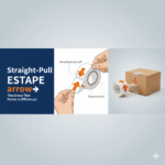 Tired of Packaging Hassles? Meet Straight-Pull ESTAPE – The Arrow That Points to Efficiency!